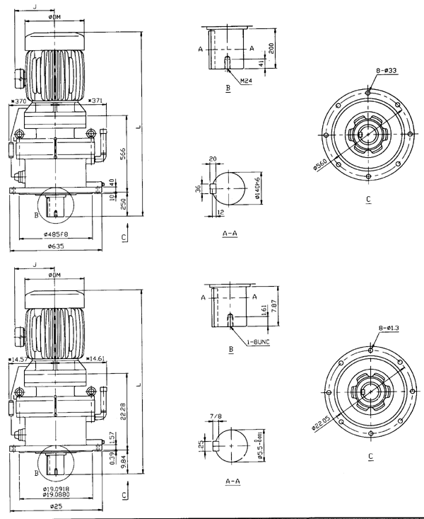 600ϵД[݆pٙCpʽγߴ(TDVM623/16TDVM623/18TVM624/16TVM624/18TVM625/17TVM625/19TDVM626/19TDVM627/19