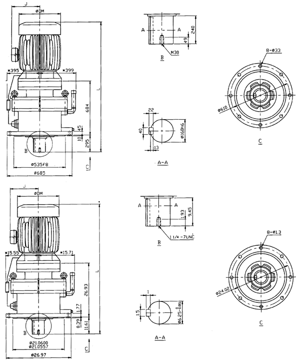 600ϵД[݆pٙCpʽγߴ(TDVM623/16TDVM623/18TVM624/16TVM624/18TVM625/17TVM625/19TDVM626/19TDVM627/19